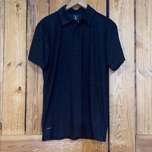 Layer 8 black Qwick Dry Polo Shirt